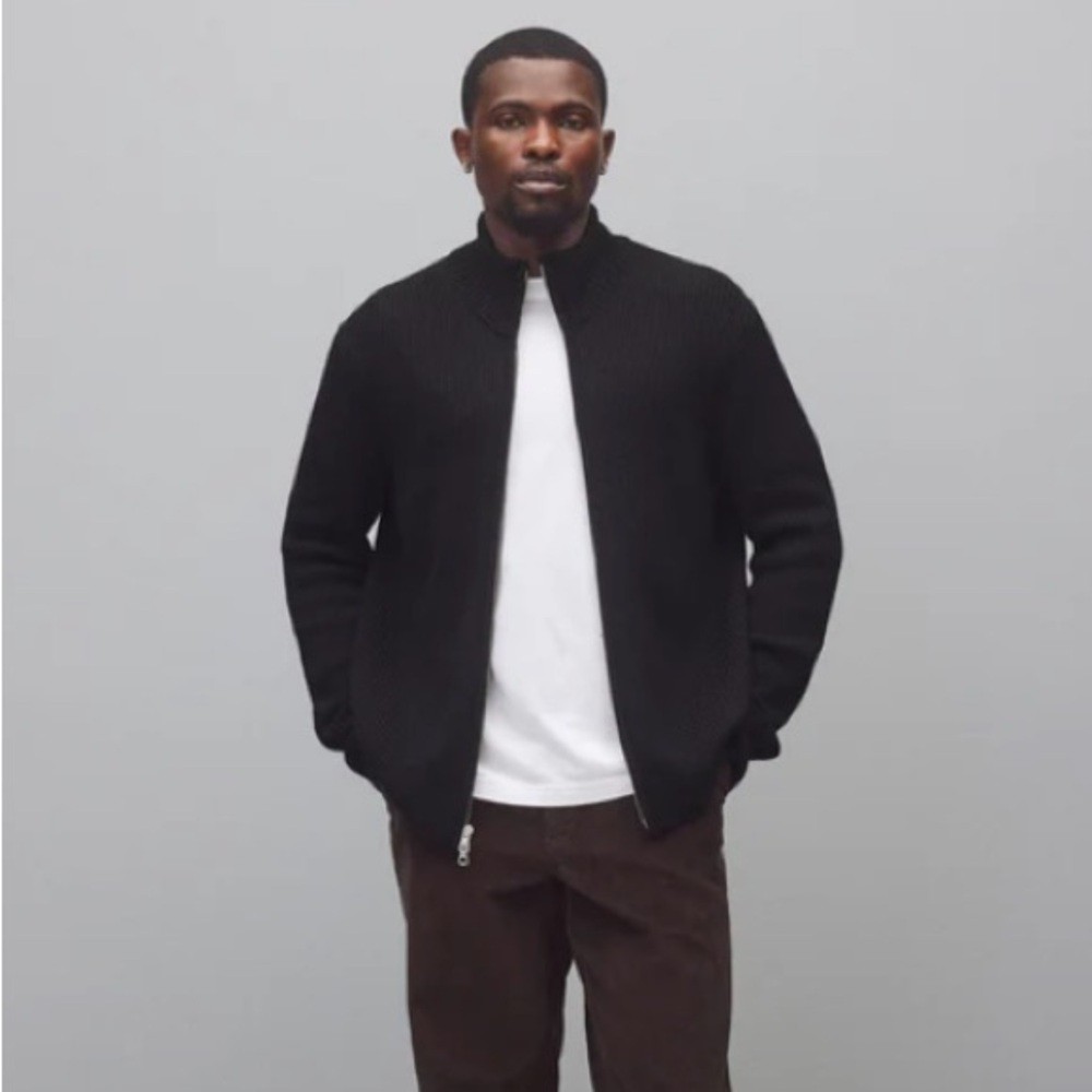 Reigning Champion Merino Wool Track Jacket Large